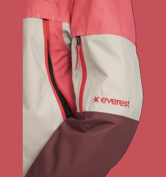 Everest Outdoor Varma Jackor | Skidjackor<J Freeride Jkt PINK MULTI