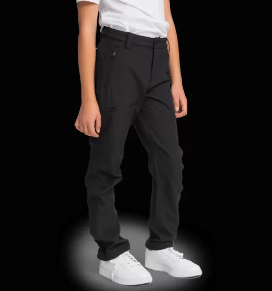 Everest Outdoor Vandringsbyxor | Vandringsbyxor<J Lt Softshell Pnt BLACK
