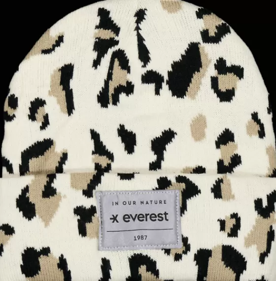 Everest Outdoor Mössor & Pannband | Mössor<J Ref Beanie BEIGE CHEETAH