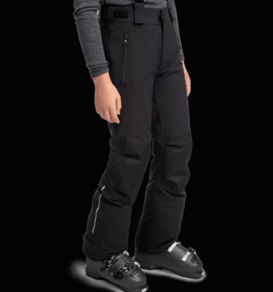 Everest Outdoor Skidbyxor<J Softshell Slim Pant BLACK
