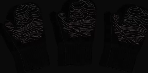 Everest Outdoor Handskar & Vantar | Handskar & Vantar<K 3-p Wool Mitten BLACK