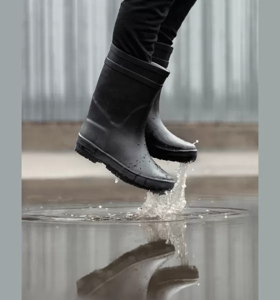 Everest Outdoor Gummistövlar<K Mfn Rubber Boot BLACK