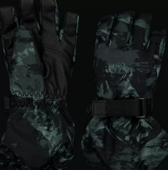 Everest Outdoor Handskar & Vantar | Handskar & Vantar<K Ski Glove GREEN / BLACK