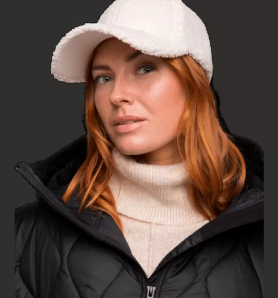 Everest Outdoor Kepsar & Hattar<Pile Cap IVORY BEIGE