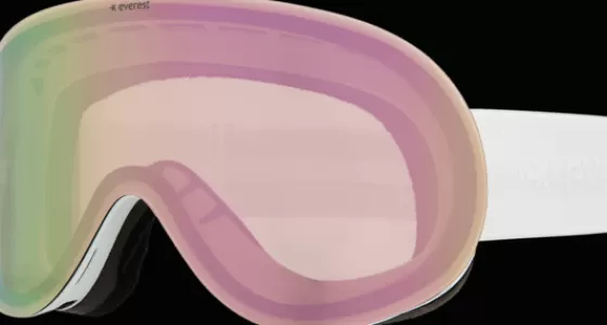 Everest Outdoor Skidglasögon<Powder Goggle WHITE/PINK