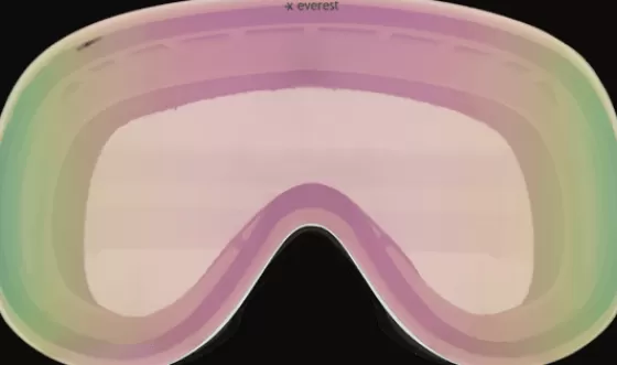 Everest Outdoor Skidglasögon<Powder Goggle WHITE/PINK