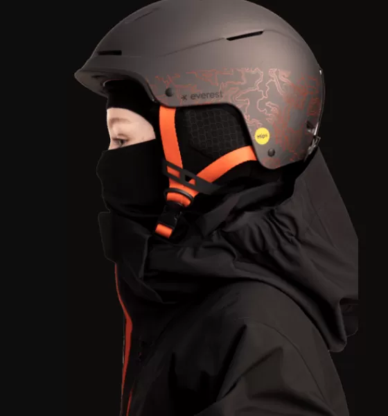 Everest Outdoor Hjälmar<Slope Mips Helmet DARK GREY/TOPO