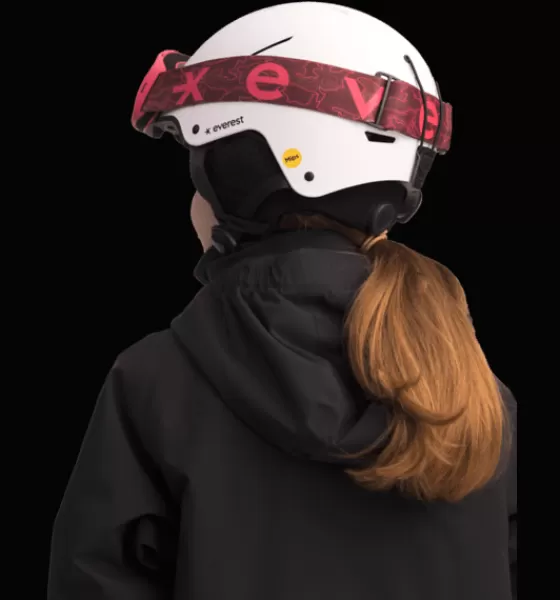 Everest Outdoor Hjälmar<Slope Mips Helmet WHITE/TOPO