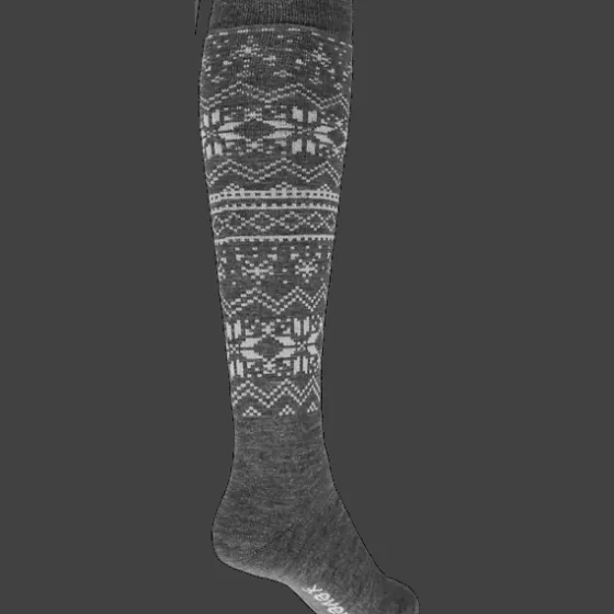 Everest Outdoor Skidstrumpor | Strumpor<U Winter Sock GREYSNOWFLAKE
