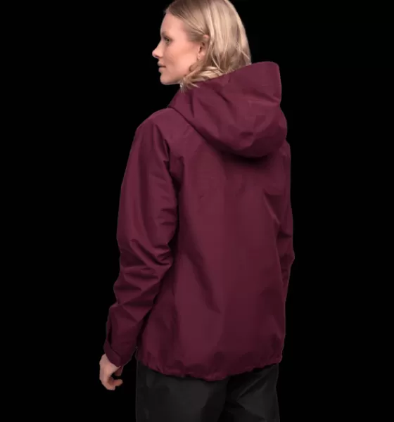 Everest Outdoor Regnjackor | Tunna jackor<W Allround Jacket 2 DARK RED