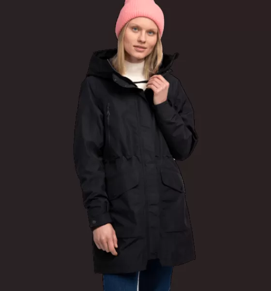 Everest Outdoor Tunna jackor | Skaljackor<W Function Parka BLACK