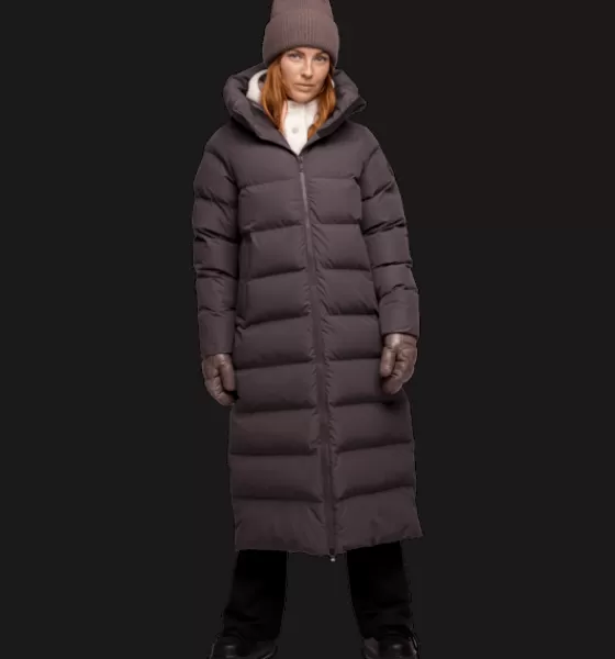 Everest Outdoor Varma jackor<W Juneau Coat PLUM SLATE