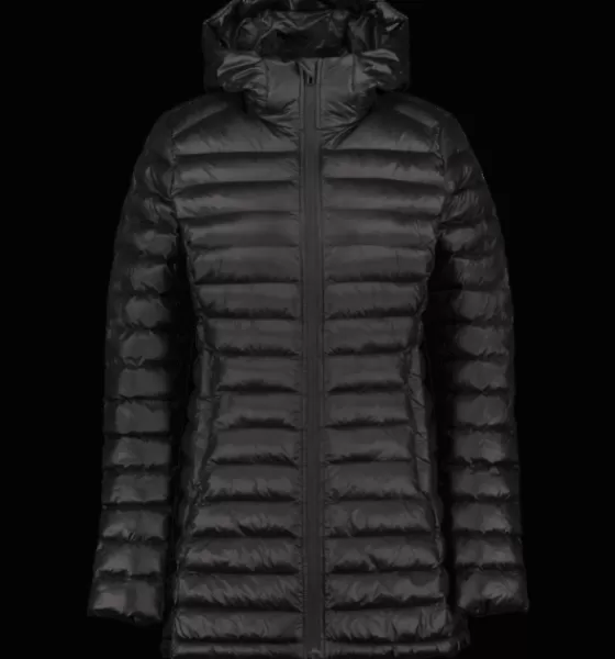 Everest Outdoor Varma jackor | Tunna jackor<W Liner Mid Coat BLACK