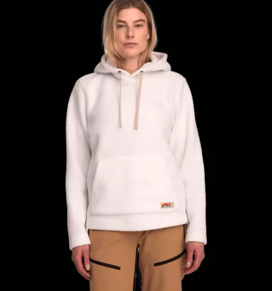Everest Outdoor Tröjor & T-Shirts | Tröjor<W Pile Hoodie WHITE