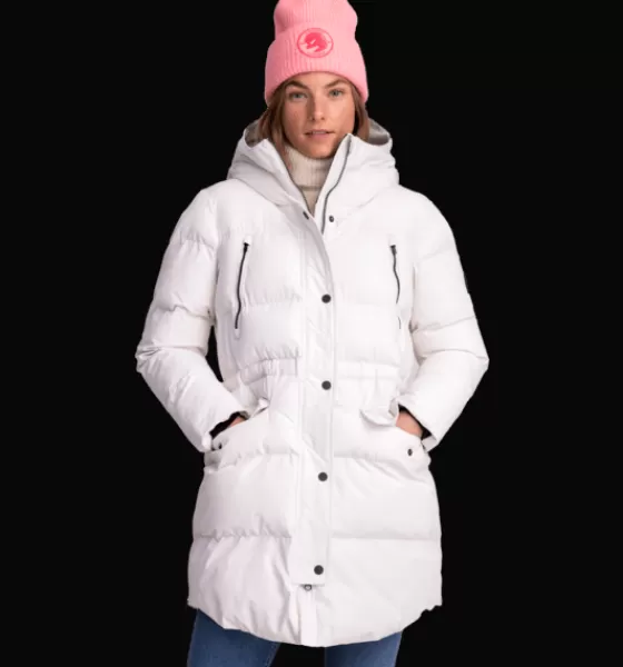 Everest Outdoor Varma jackor<W Warm Parka CLOUD WHITE
